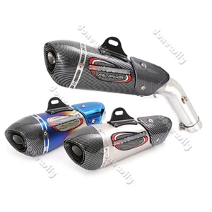 For Suzuki GSXR 600 750 2011-2024 Motorcycle Exhaust Link Pipe Slip 51mm Muffler - Picture 1 of 12
