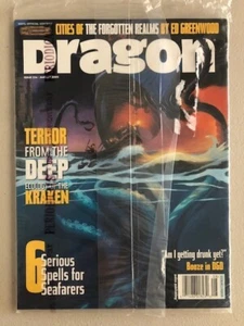 Dragon Magazine Issue #334 Booze in D&D Kraken Ecology Forgotten Realms Cities - Picture 1 of 1