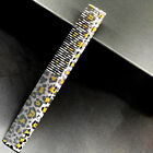 2Pcs Hairdressing Comb Kit Heat Resistant Leopard Print Home Salon Fine Tooth