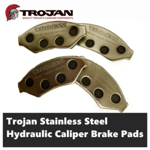 TROJAN STAINLESS STEEL BRAKE PADS TRAILER CALIPER PADS FOR MARINE BOAT PARTS - Picture 1 of 3