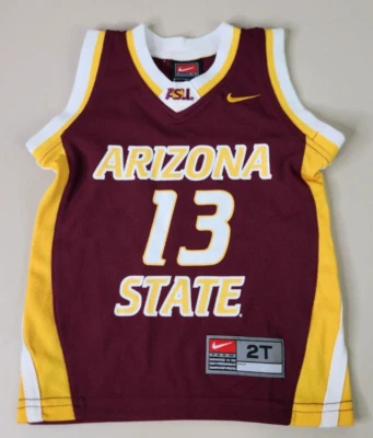 Camiseta De Colección Auténtica Equipo Nike ASU Arizona State University #13 Harden Talla 2T Foto 1 de 4