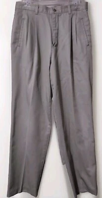 Pantalones Northern Reflections para mujer 11/12 rectos tiro alto plisados bolsillo frontal Foto 1 de 4