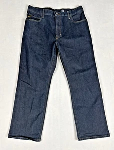 Ariat Rebar M4 Durastretch Blu Scuro Denim Jeans Stivaletto Relax Basic 40x30 - Foto 1 di 14