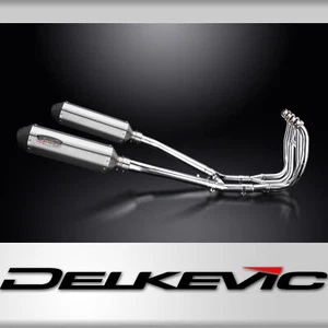 Suzuki GSX1300R Hayabusa 99-07 Full Exhaust 4-2 13.5" X-Oval Stainless Mufflers - Picture 1 of 5