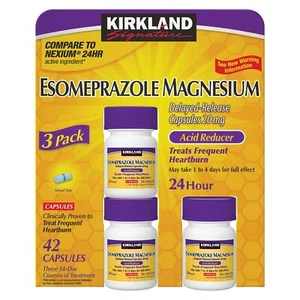 Kirkland Signature Esomeprazole 20 mg. 42 Capsules - Picture 1 of 3