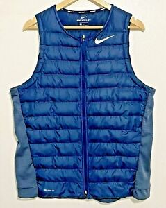 Nike Aeroloft Gilet Vest Men's Size Large Blue Great condition 