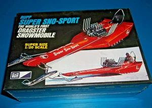 1/20 Scale: RUPP Super Sno-Sport Dragster Snowmobile *_* F/S - Picture 1 of 2