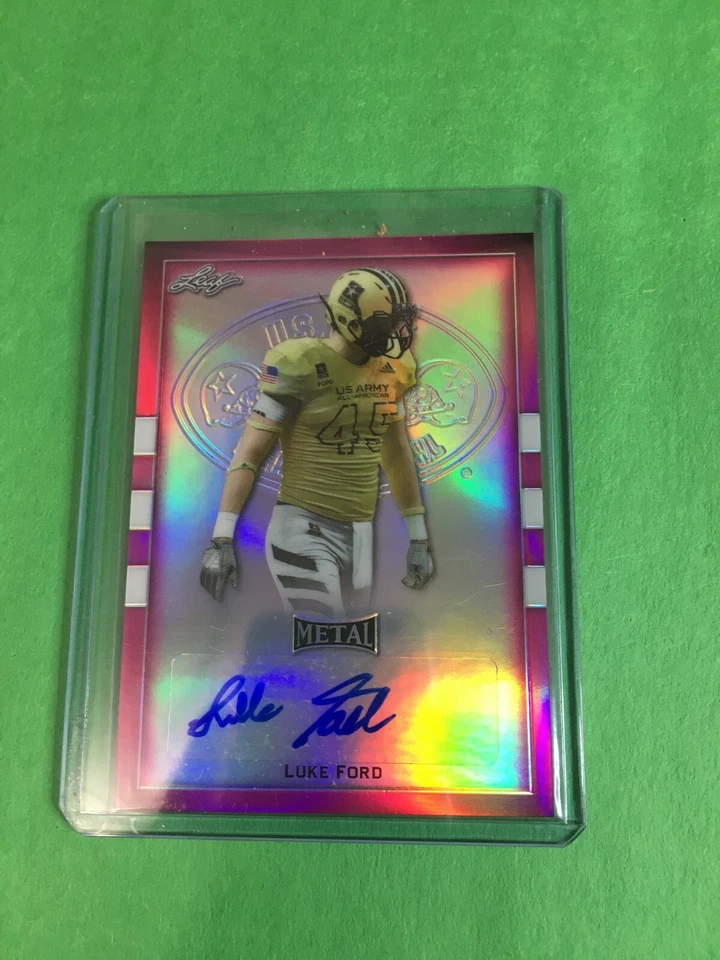 F172,474 2018 Leaf All-American Bowl AUTO 7/15 LUKE FORD GEORGIA - Image 1 of 1