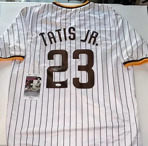 Fernando Tatis Jr Auto Autograph Signed Jersey San Diego Padres Custom JSA - Picture 1 of 3