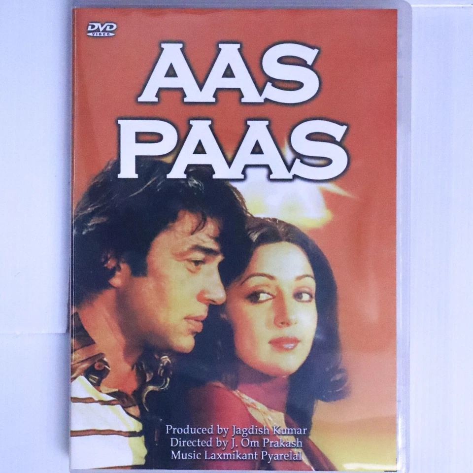 Aas Paas (DVD, 1981) Dharmendra, Hema Malini, Prem Chopra - Romance Drama Movie - image 1 of 4