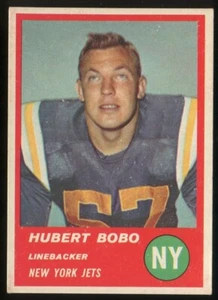 1963 Fleer #21 Hubert Bobo New York Jets - Rookie Card - Picture 1 of 2