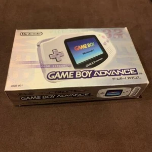 Nintendo Game Boy Advance GBA White Handheld Console In Box Japan Good - Picture 1 of 7