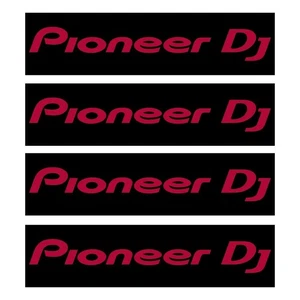 Pioneer DJ 8" x  2" Sticker 4 Pack DJM-S11 CDJ-3000 PLX-CRSS12 Alpha Theta New - Picture 1 of 1