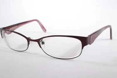 Anna Sui Eyeglasses AS180 777 Women Burgundy Full Rim Metal Glasses Frames 54 mm - Imagem 1 de 4