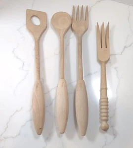 ¡¡4 utensilios de cocina de madera rústica diferentes!!    NUEVO Stock Antiguo - Imagen 1 de 5