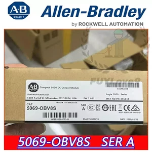 New Sealed Allen Bradley 5069-OBV8S Ser A Compact 5000 DC Safety Output Module - Picture 1 of 3