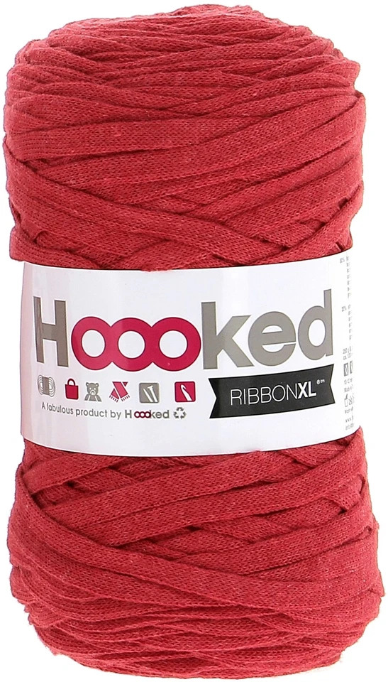 Hoooked Ribbon XL Yarn-Lipstick Red - Image 1 of 1