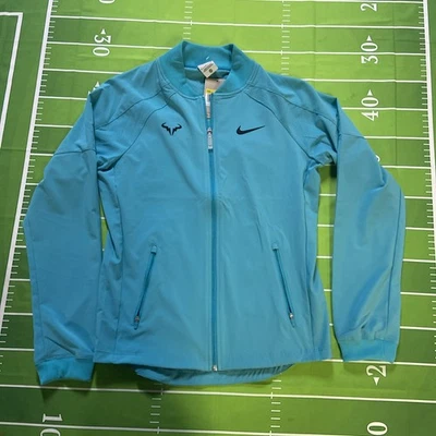 耐克 Court Dri-Fit Rafa Nadal 网球全拉链夹克 DV2885-345 男式 S 码 — 第 1/4 张图片