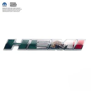 Dodge HEMI Fender Emblem Overlay Decal L&R MEXICAN FLAG Fits 2011-2019 - Foto 1 di 6