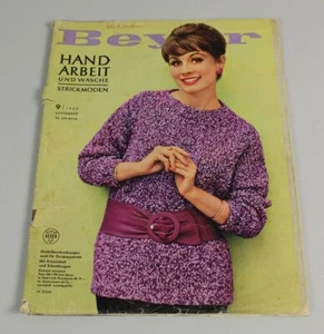 C8/ Beyer Nr. 9/1960 - Mode Zeitschrift mit Schnittmusterbogen und Arbeitsheft - Bild 1 von 12