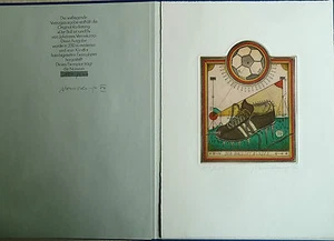 Fußball Weltmeisterschaft 1974.Vennekamp, Johannes Vennekamp, Original-Graphik, - Bild 1 von 1
