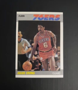 1987 Fleer # 35 Julius Erving HOF - Picture 1 of 2