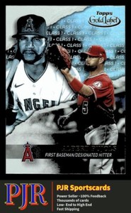 2020 Topps Gold Label #2 Albert Pujols Los Angeles Angels