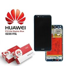 DISPLAY LCD HUAWEI ORIGINALE P10 LITE WAS-LX1A BLU BATTERIA TOUCH LCD P 10