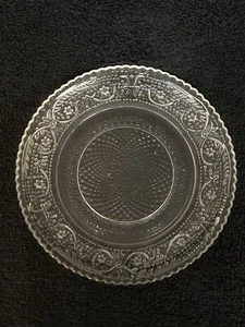 5,75 Zoll runde Glas-Sandwichplatte - klare Punkte - Bild 1 von 3