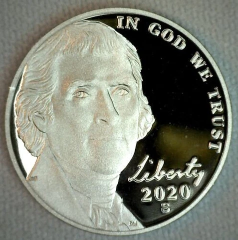2019-S, 2020-S, 2021-S & 2022-S PROOF JEFFERSON NICKELS (LOT OF 4 COINS) Cover
