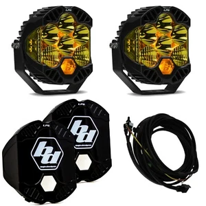 Baja Designs LP6 Pro LED Amber Driving/Combo Lights/Toggle Harness/Rock Guards - Picture 1 of 6