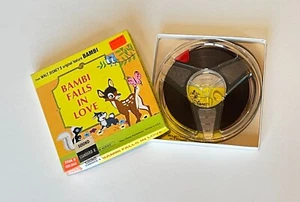 BAMBI FALLS IN LOVE 8mm HOME MOVIE - WALT DISNEY - COLOUR SOUND 200FT - Picture 1 of 11