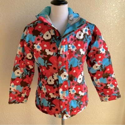 Chaqueta de esquí The North Face HeatSeeker Hyvent abrigo aislante floral con capucha: grande Foto 1 de 4