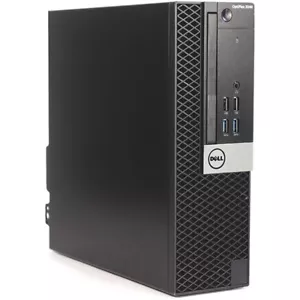 Dell OptiPlex Desktop Computer PC SFF 8GB RAM 160GB HDD Windows 10 Home WiFi - Picture 1 of 6