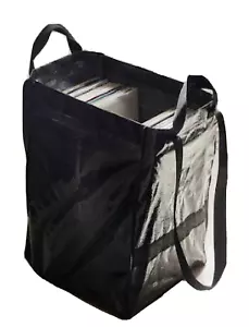 Bolsa IKea Frakta Negra OBEGRÄNSAD Edición Limitada Caja Cubo de Almacenamiento Expandible - Imagen 1 de 5