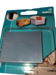Gleiter selbstklebend 50x60 mm Stuhlgleiter Möbelgleiter Kunststoff grau 2 stü - Bild 1 von 1