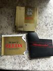 Nintendo NES The Legend of Zelda Gold Game Cartridge And Manual