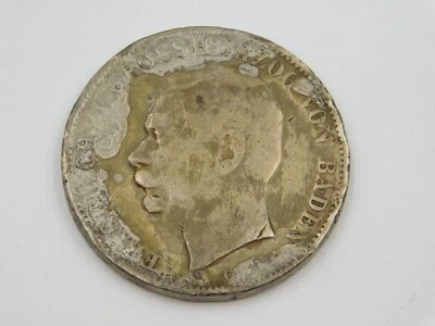 银 1913 G Funf 5 Mark 德国巴登,弗雷德里希 (303) — 第 1/2 张图片