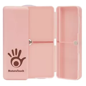 NatureTouch Pill Organizer, 7 Compartments Pill Case, Portable Pill Box for - Picture 1 of 7
