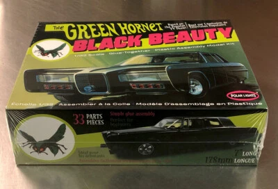 POLAR LIGHTS THE GREEN HORNET BLACK BEAUTY MODEL-KIT  1/32 SCALE 7” LONG SEALED! - Image 1 of 4