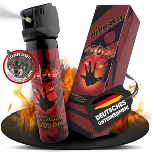 1 x Wilhelm Pfefferspray 60 ml Tierabwehr Selbstverteidigung CS KO JET - Bild 1 von 6