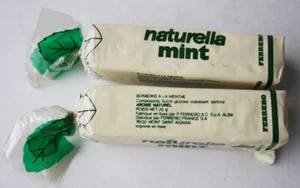 2X RARE VINTAGE 70'S FERRERO NATURELLA MINT CANDY PACK ITALY NEW SEALED NOS ! - Picture 1 of 4