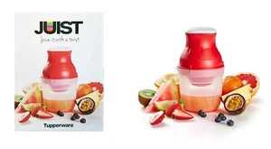 EXPRIMIDOR TUPPERWARE JUIST GO ANYWHERE 500/300 ml rojo Clear NUEVO EN CAJA AUTÉNTICO - Imagen 1 de 1