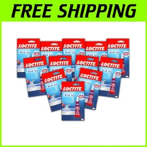 Removable Thread Lock Glue - Blue 242 Threadlocker, 12 Pack - Picture 1 of 11