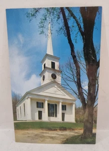 1960's Vintage Postcard THE VILLAGE MEETING HOUSE Sturbridge Massachusetts US - Bild 1 von 2