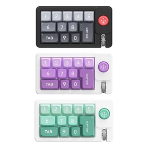 Mechanical Gaming Keyboard Programmable Keypad 12 Portable Metal Roller RGB - Picture 1 of 18