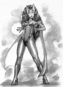 SEXY SIGNIERTER SCHARLACHROTER HEXENDRUCK - Tom FLEMing - Bild 1 von 1