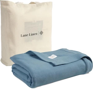 Soft Cotton Blanket Queen Size 90"X90" – Lightweight Cooling & Warm Blanket for - Picture 1 of 7