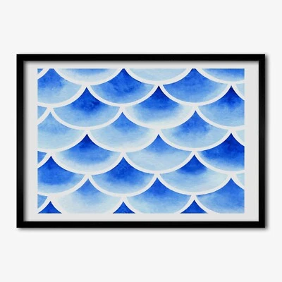 Tulup Bild MDF-gerahmte Wand-Dekor 70x50cm Bild Zimmer Fischhülle - Bild 1 von 4