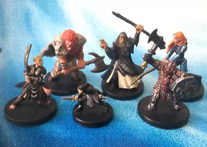 Savage Player Character Party Dungeons & Dragons Miniatures s44 - Picture 1 of 2
